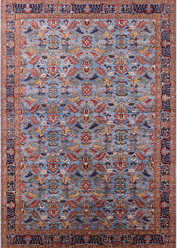 Mid-Century Modern Dark Gray Oriental Rug, urb1953