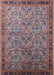 Mid-Century Modern Dark Gray Oriental Rug, urb1953