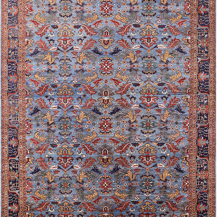 Mid-Century Modern Dark Gray Oriental Rug, urb1953