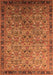 Oriental Orange Industrial Rug, urb1953org