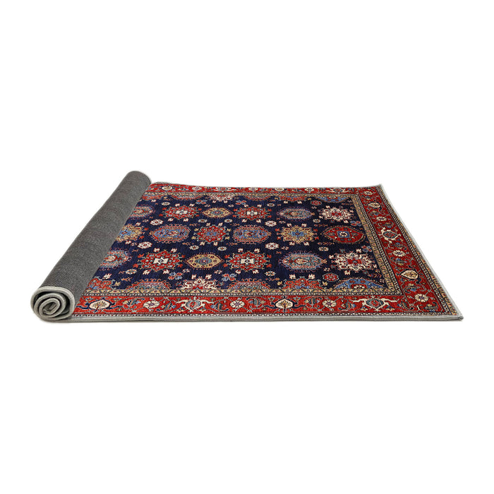 Sideview of Mid-Century Modern Pink Oriental Rug, urb1954