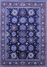 Oriental Blue Industrial Rug, urb1954blu