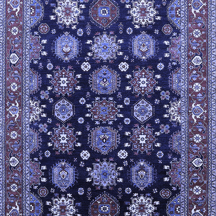 Oriental Blue Industrial Rug, urb1954blu