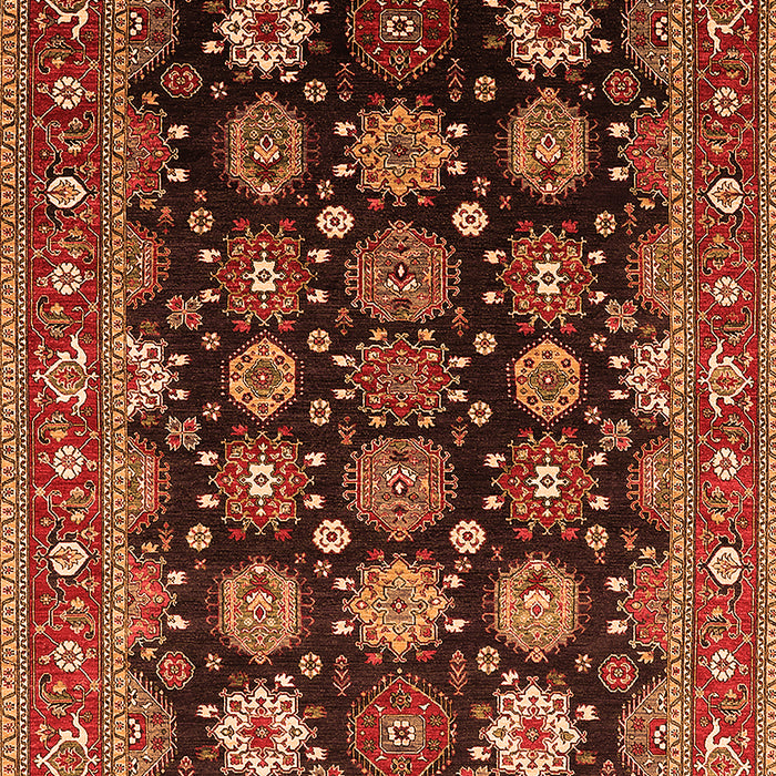 Machine Washable Oriental Orange Industrial Area Rugs, wshurb1954org