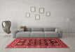 Industrial Red Washable Rugs