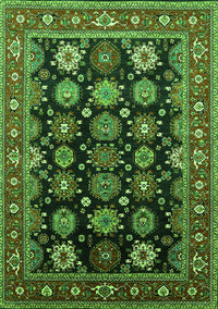 Oriental Green Industrial Rug, urb1954grn