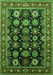 Oriental Green Industrial Rug, urb1954grn