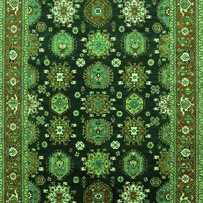 Oriental Green Industrial Rug, urb1954grn