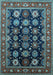 Oriental Light Blue Industrial Rug, urb1954lblu