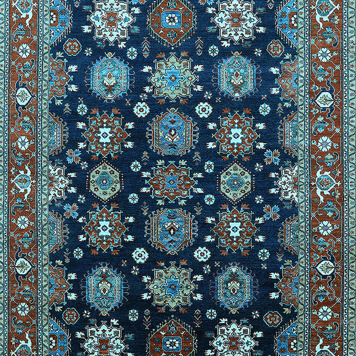 Oriental Light Blue Industrial Rug, urb1954lblu