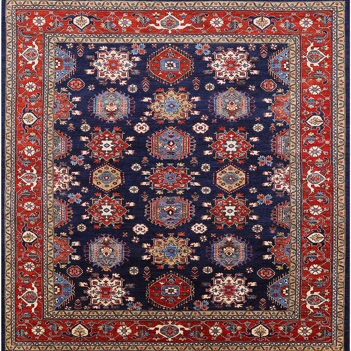 Square Machine Washable Industrial Modern Rosy Pink Rug, wshurb1954