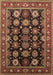 Oriental Brown Industrial Rug, urb1954brn