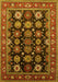 Oriental Yellow Industrial Rug, urb1954yw