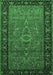 Oriental Emerald Green Industrial Rug, urb1955emgrn