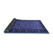 Sideview of Oriental Blue Industrial Rug, urb1955blu