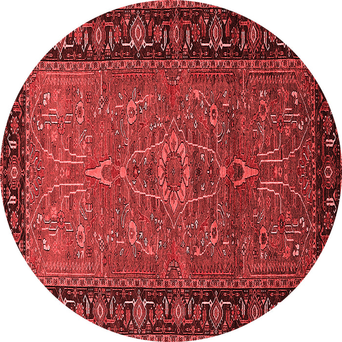 Machine Washable Oriental Red Industrial Rug, wshurb1955red