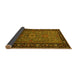 Sideview of Oriental Yellow Industrial Rug, urb1955yw