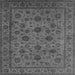 Square Oriental Gray Industrial Rug, urb1956gry