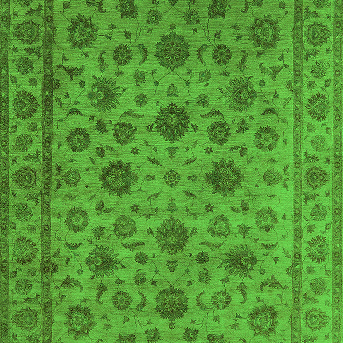 Oriental Green Industrial Rug, urb1956grn