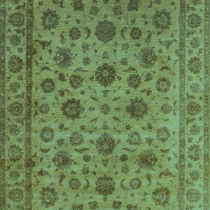 Machine Washable Oriental Light Blue Industrial Rug, wshurb1956lblu