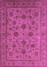 Machine Washable Oriental Purple Industrial Area Rugs, wshurb1956pur