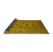 Sideview of Oriental Yellow Industrial Rug, urb1956yw