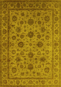 Oriental Yellow Industrial Rug, urb1956yw