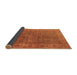 Sideview of Oriental Brown Industrial Rug, urb1957brn