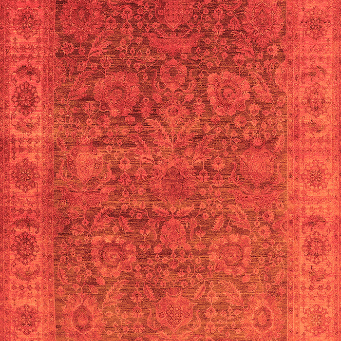 Machine Washable Oriental Orange Industrial Area Rugs, wshurb1957org