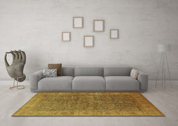 Machine Washable Oriental Light Blue Industrial Rug in a Living Room, wshurb1957lblu