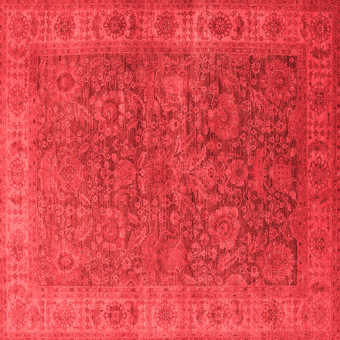 Machine Washable Oriental Red Industrial Rug, wshurb1957red