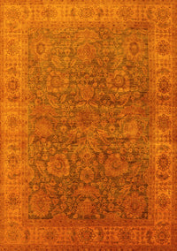 Oriental Yellow Industrial Rug, urb1957yw