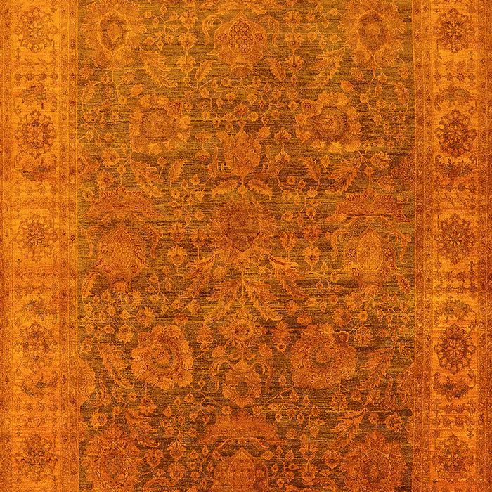 Oriental Yellow Industrial Rug, urb1957yw