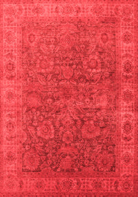 Oriental Red Industrial Rug, urb1957red