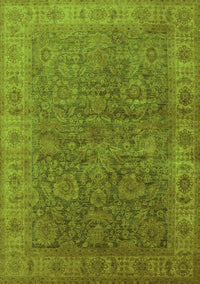 Oriental Green Industrial Rug, urb1957grn