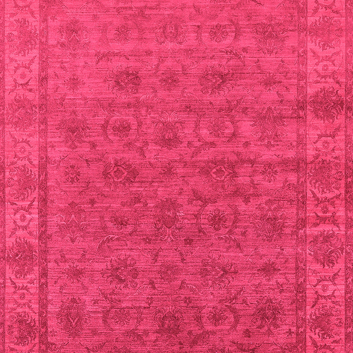Machine Washable Oriental Pink Industrial Rug, wshurb1958pnk