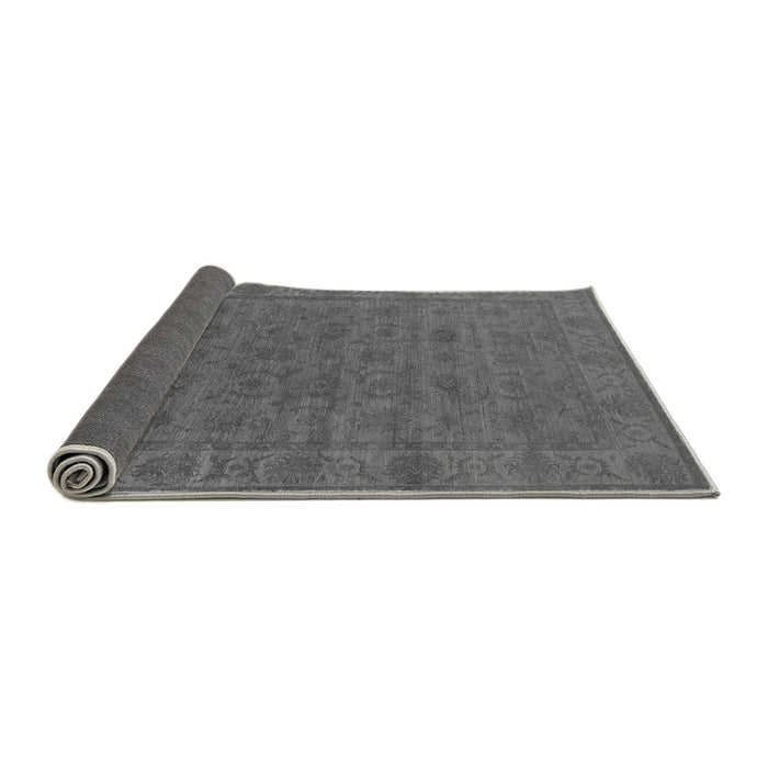 Sideview of Oriental Gray Industrial Rug, urb1958gry