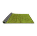 Sideview of Oriental Green Industrial Rug, urb1958grn