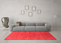 Machine Washable Oriental Red Industrial Rug, wshurb1958red