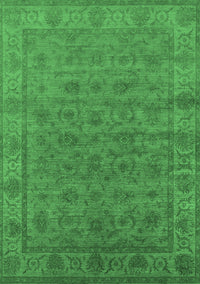 Oriental Emerald Green Industrial Rug, urb1958emgrn