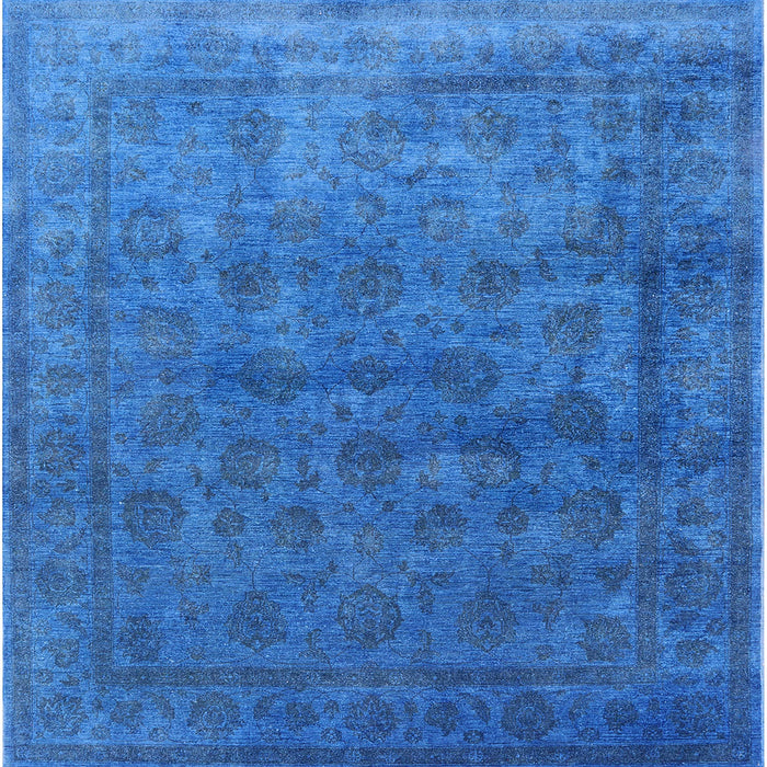 Square Mid-Century Modern Oriental Rug, urb1959