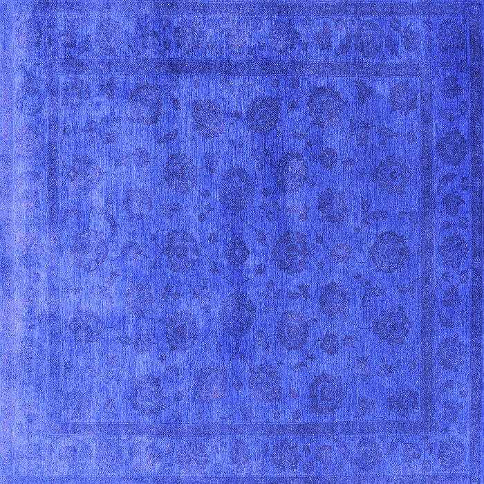 Square Oriental Purple Industrial Rug, urb1959pur
