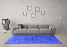 Machine Washable Oriental Purple Industrial Area Rugs in a Living Room, wshurb1959pur