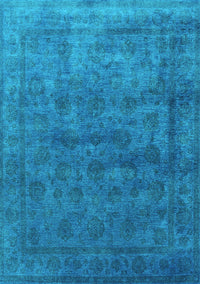 Oriental Turquoise Industrial Rug, urb1959turq