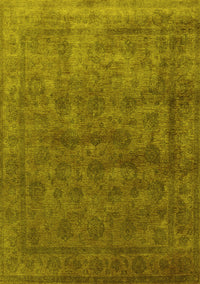 Oriental Yellow Industrial Rug, urb1959yw