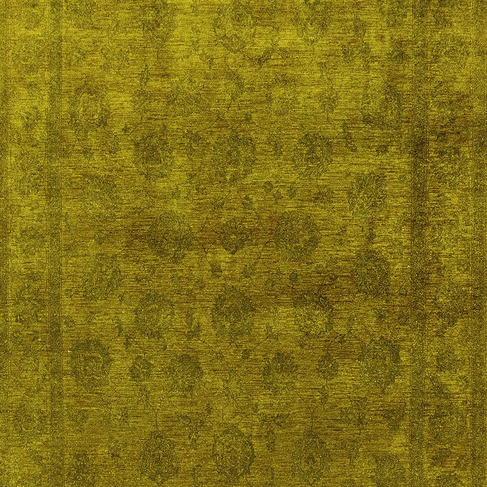 Oriental Yellow Industrial Rug, urb1959yw