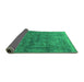 Sideview of Oriental Green Industrial Rug, urb1959grn