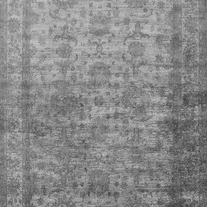 Machine Washable Oriental Gray Industrial Rug, wshurb1960gry