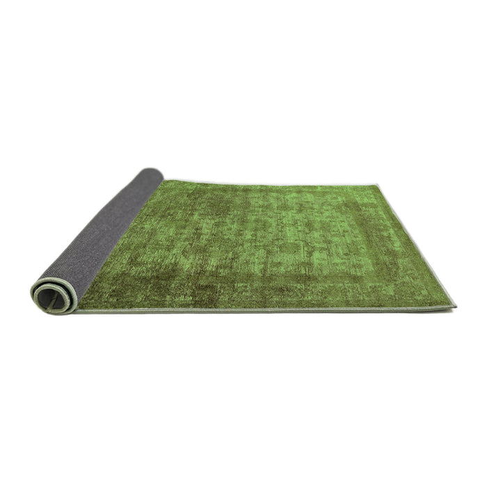 Sideview of Oriental Green Industrial Rug, urb1960grn