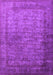 Machine Washable Oriental Purple Industrial Area Rugs, wshurb1960pur